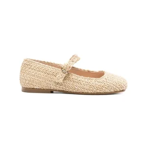 Ballerine per bambina Eli1957 beige con cinturino a fibbia