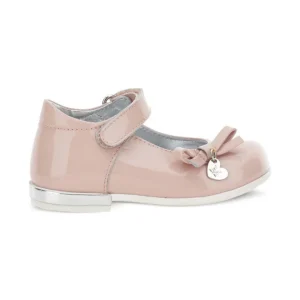 Ballerine per bambina Monnalisa rosa con dettaglio fiocco