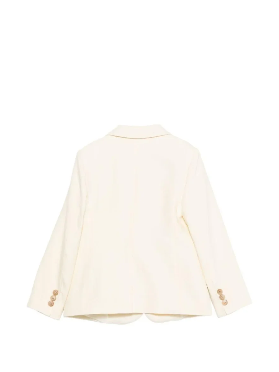 Blazer per bambino Emporio Armani Kids bianco con revers classici - immagine 3