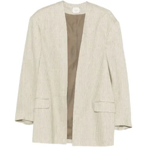 Blazer per donna Alysi beige con design a tasche