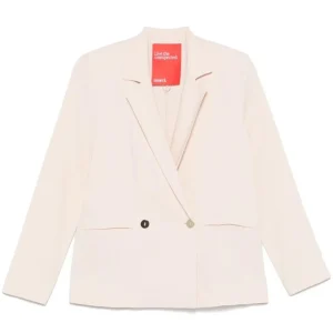 Blazer per donna Merci rosa con design doppiopetto