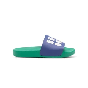 Ciabatte per bambino Bobo Choses multicolore con logo stampato sul davanti