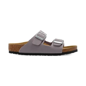 Sandali Arizona BS per bambina Birkenstock Kids viola con chiusura con fibbia
