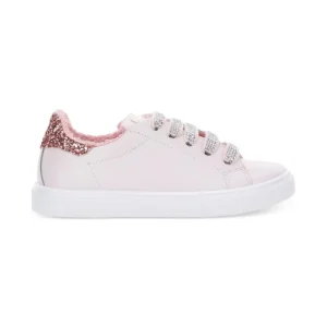 Sneakers per bambina Monnalisa rosa con glitter