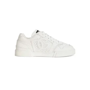 Sneakers per bambini Dolce & Gabbana Kids bianche con logo sul davanti