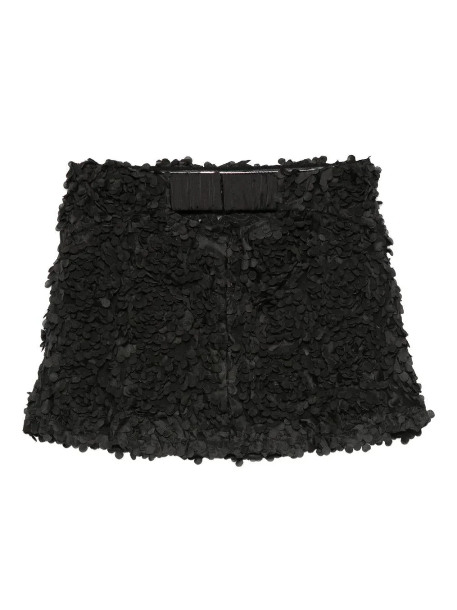 Top per donna Merci nero con design ruches - immagine 4